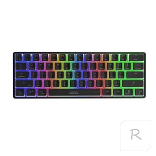 Genesis THOR 660 RGB Gaming keyboard, RGB LED light, US, Black, Bluetooth, Wired, Wireless connection, Gateron Red Switch