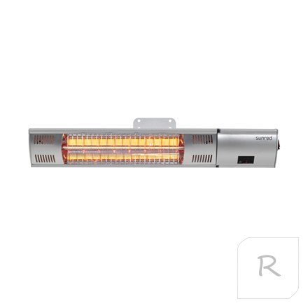 SUNRED Heater RD-SILVER-2000W, Ultra Wall Infrared, 2000 W, Silver