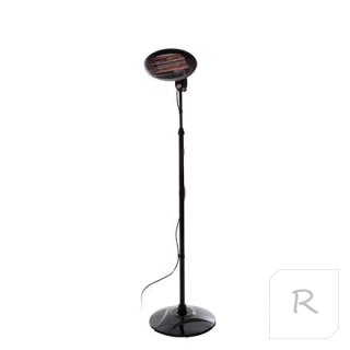 SUNRED Heater SMQ2000A, Elekra Quartz Standing Infrared, 2000 W, Black