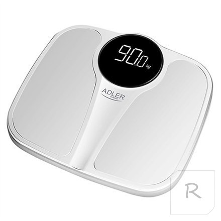 Adler Bathroom Scale AD 8172w	 Maximum weight (capacity) 180 kg, Accuracy 100 g, Body Mass Index (BMI) measuring, White