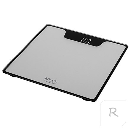 Adler Bathroom Scale AD 8174s Maximum weight (capacity) 180 kg, Accuracy 100 g, Silver