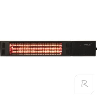 SUNRED Heater RDS-15W-B, Fortuna Wall Infrared, 1500 W, Black