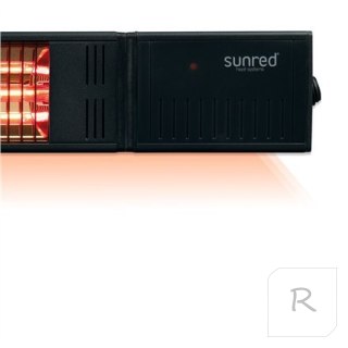 SUNRED Heater RDS-15W-B, Fortuna Wall Infrared, 1500 W, Black