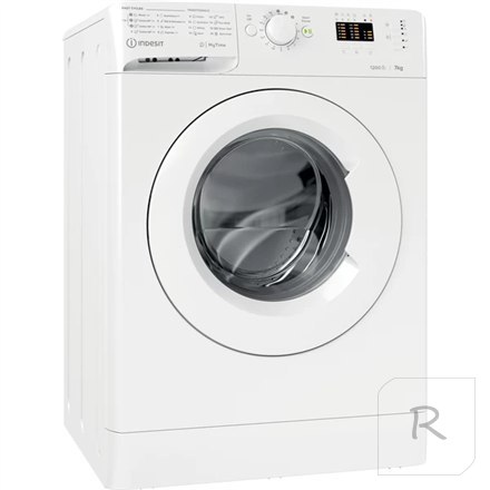 INDESIT Washing machine MTWA 71252 W EE Energy efficiency class E, Front loading, Washing capacity 7 kg, 1200 RPM, Depth 54 cm,