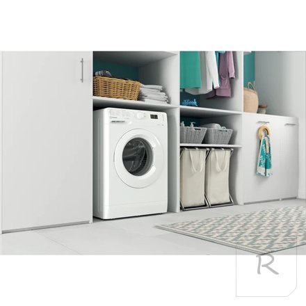 INDESIT Washing machine MTWA 71252 W EE Energy efficiency class E, Front loading, Washing capacity 7 kg, 1200 RPM, Depth 54 cm,