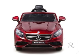 Auto na Akumulator Mercedes S63 Czerwony Lakier