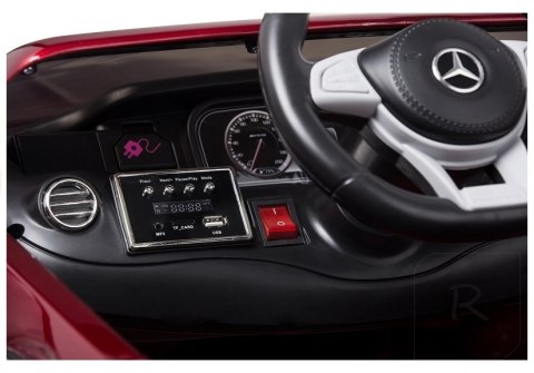 Auto na Akumulator Mercedes S63 Czerwony Lakier