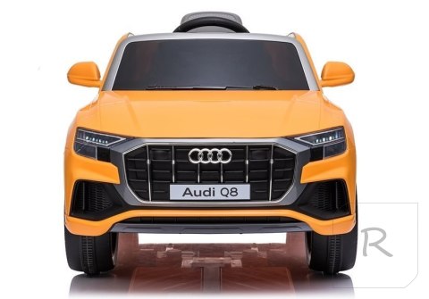 Auto na Akumulator Audi Q8 JJ2066 Żółty Lakierowany