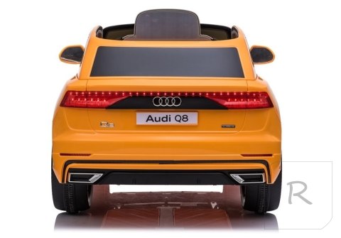 Auto na Akumulator Audi Q8 JJ2066 Żółty Lakierowany