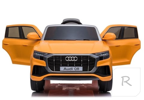 Auto na Akumulator Audi Q8 JJ2066 Żółty Lakierowany