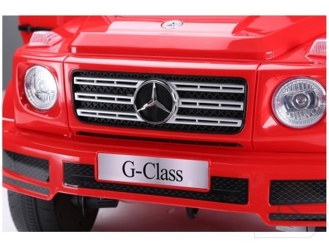 Samochód na akumulator Mercedes G500 czerwony