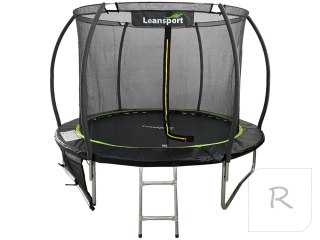 Trampolina LEAN Sport Max 6ft Czarno-Zielona