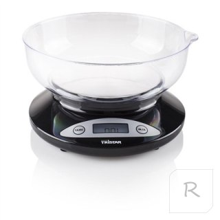 Tristar Kitchen scale KW-2430 Maximum weight (capacity) 2 kg, Graduation 1 g, Display type LCD, Black