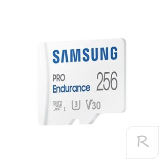 Samsung PRO Endurance MB-MJ256KA/EU 256 GB, MicroSD Memory Card, Flash memory class U3, V30, Class 10, SD adapter