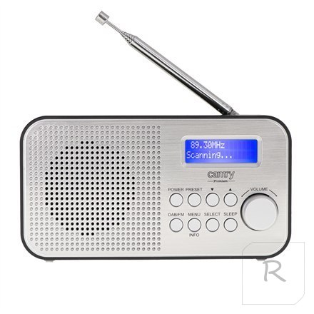 Camry Portable Radio CR 1179 Display LCD, Black/Silver, Alarm function