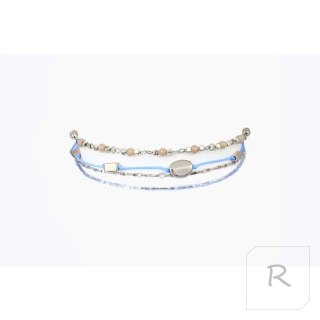 NASZYJNIK CHOKER BOHO BŁĘKIT N529