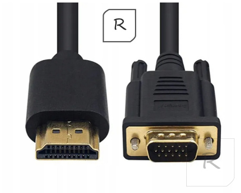 KABEL PRZEWÓD VGA - HDMI FULL HD D-SUB