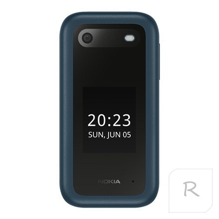 Nokia 2660 Flip Blue, 2.8 ", TFT LCD, 240 x 320, Unisoc, T107, Internal RAM 0.048 GB, 0.128 GB, microSDHC, Dual SIM, Main camera