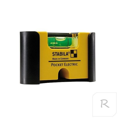 POZIOMICA STABILA POCKET ELECTRIC 6,7 CM, Z KLIPSEM NA PASEK