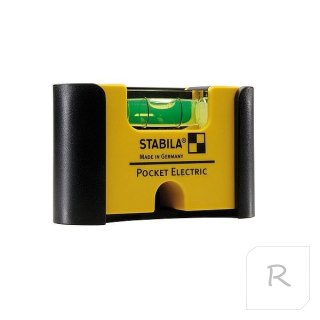 POZIOMICA STABILA POCKET ELECTRIC 6,7 CM, Z KLIPSEM NA PASEK