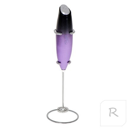 Adler Milk frother with a stand AD 4499 Black/Purple