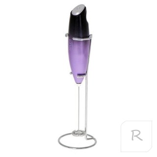 Adler Milk frother with a stand AD 4499 Black/Purple