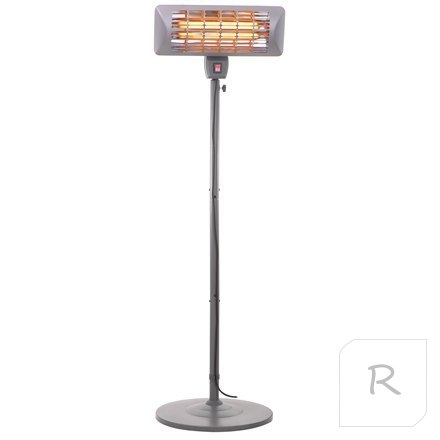 Camry Standing Heater CR 7737 Patio heater, 2000 W, Number of power levels 2, Suitable for rooms up to 14 m², Grey