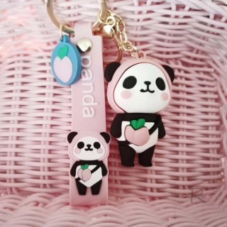 Brelok do kluczy Panda pink BRL86