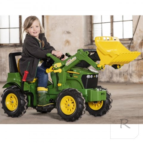 Rolly Toys John Deere Traktor na pedały Biegi Pompowane Koła 3-8 lat