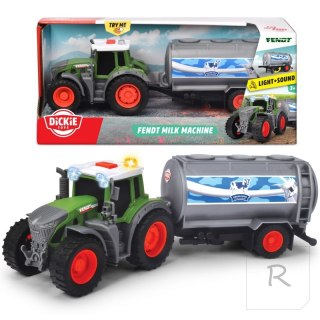 DICKIE Farm Traktor Fendt z przyczepką na mleko 26cm