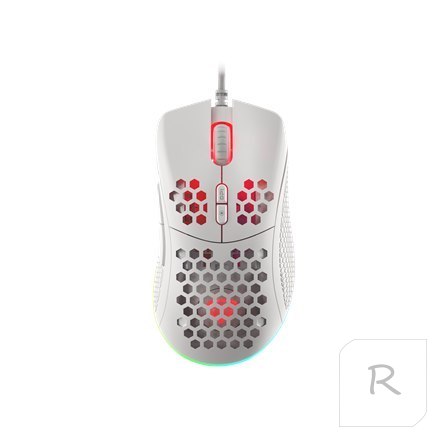 Genesis Gaming Mouse Krypton 555 Wired, 8000 DPI, USB 2.0, White