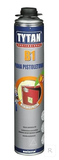 PIANKA PISTOLETOWA TYTAN B1 750ML OGNIOODPORNA TYTAN