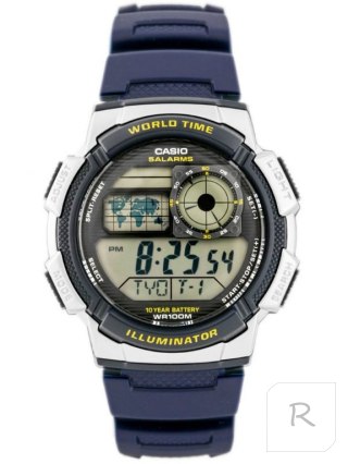 ZEGAREK MĘSKI CASIO AE-1000W 2AV (zd073e) - WORLD TIME