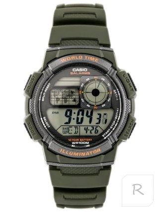 ZEGAREK MĘSKI CASIO AE-1000W 3AV (zd073b) - WORLD TIME