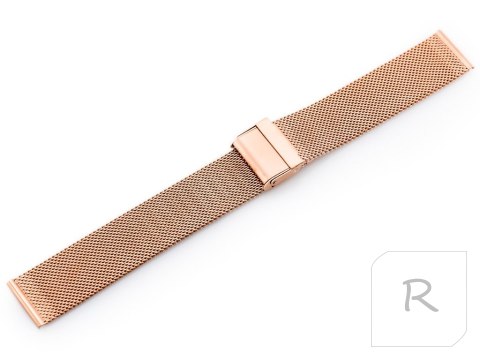 Bransoleta Pacific M6 - siatka HQ - rosegold 22mm