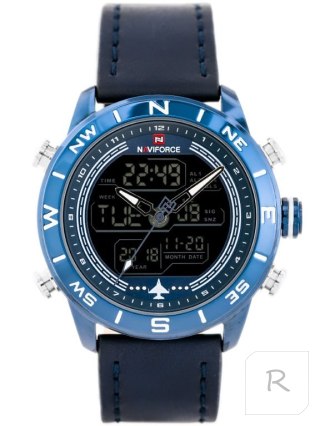 ZEGAREK MĘSKI NAVIFORCE - NF9144 (zn077e) - blue + box