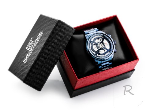 ZEGAREK MĘSKI NAVIFORCE - NF9150 (zn091c) blue + BOX