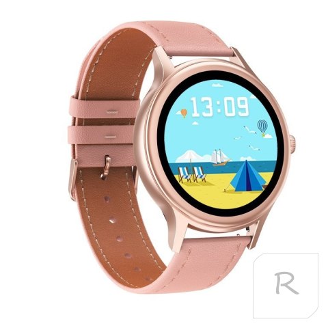 SMARTWATCH DAMSKI PACIFIC 18-1 - BRANSOLETA + PASEK: Rosegold / Różowy (sy015a)