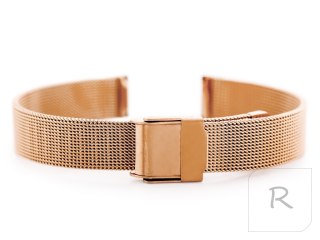 Bransoleta Pacific 04E - siatka HQ - rosegold 12mm