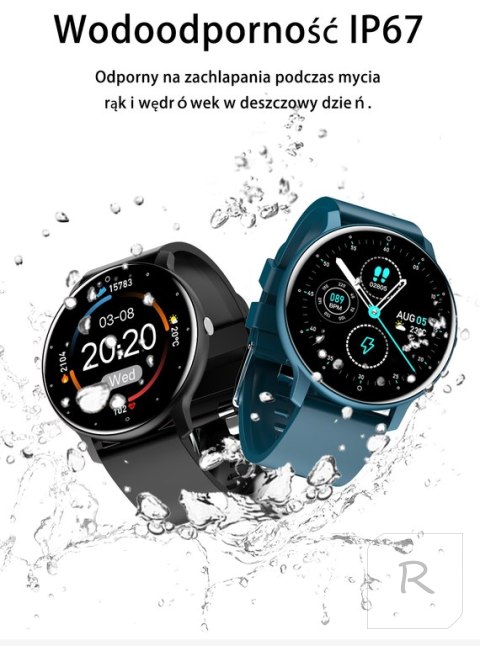 SMARTWATCH UNISEX GRAVITY GT1-3 - PULSOMETR, WŁASNE TARCZE (sg015c)