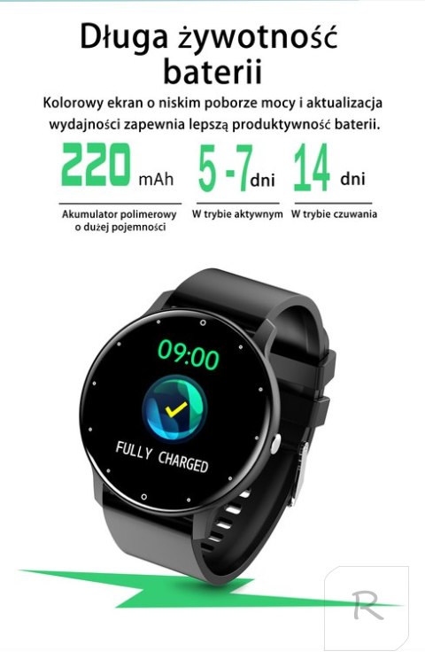 SMARTWATCH UNISEX GRAVITY GT1-3 - PULSOMETR, WŁASNE TARCZE (sg015c)