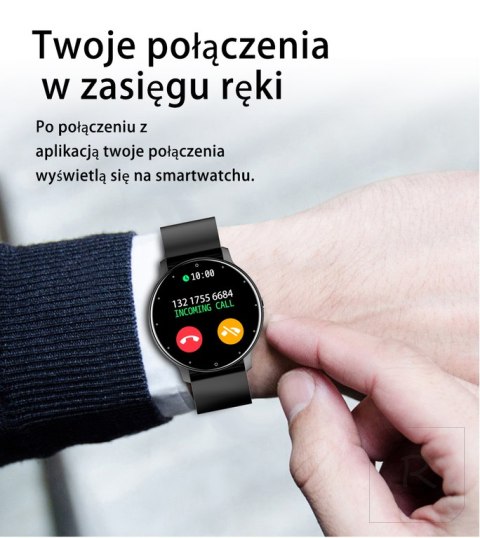 SMARTWATCH UNISEX GRAVITY GT1-3 - PULSOMETR, WŁASNE TARCZE (sg015c)