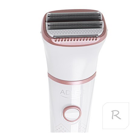 Adler Lady Shaver AD 2941 Wet & Dry, AAA, White