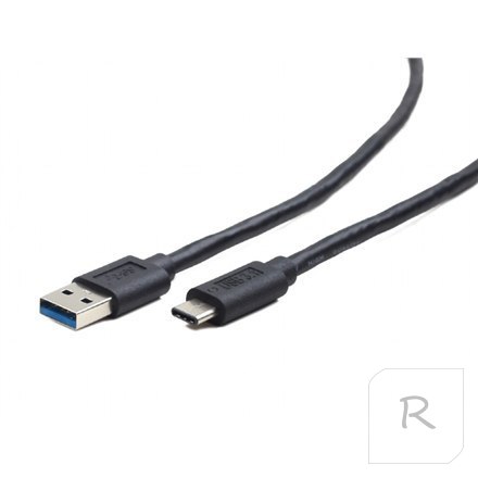 Cablexpert USB 3.0 AM to Type-C cable (AM/CM) CCP-USB3-AMCM-1M Black, 1 m, 600 Mbit/s