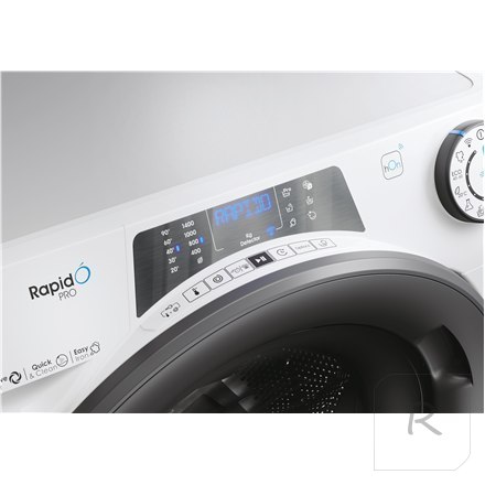 Candy Washing Machine RP 496BWMR/1-S	 Energy efficiency class A, Front loading, Washing capacity 9 kg, 1400 RPM, Depth 53 cm, Wi