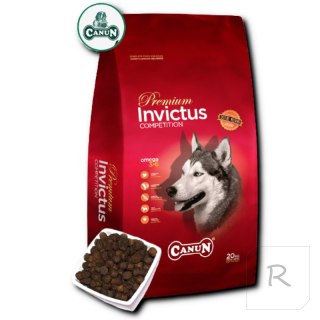 Canun Invictus 20kg karma premium dla psa z jagnięciną (mięso 30%), ryżem (25%) i rybą