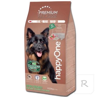 HappyOne Adult Dog - Hypoallergenic z jagnięciną 15kg