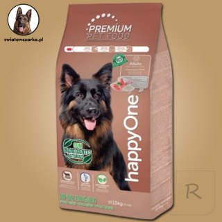 HappyOne Adult Dog - Hypoallergenic z jagnięciną 15kg