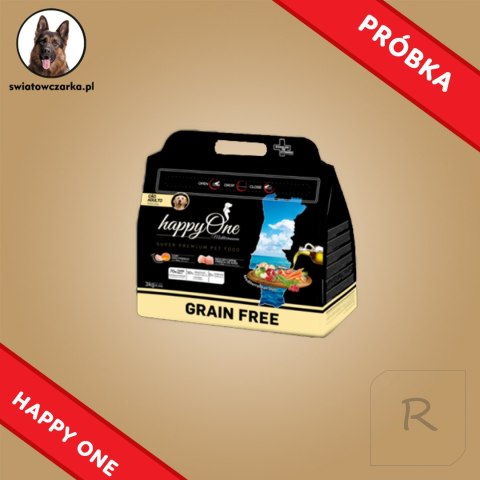 PRÓBKA HappyOne Grain-Free Mediterraneum Adult dla psów dorosłych Super Premium 150g