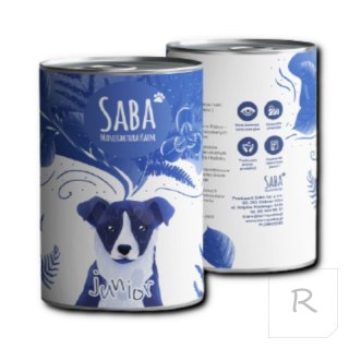 SABA junior dla szczeniaka z indykiem 850g